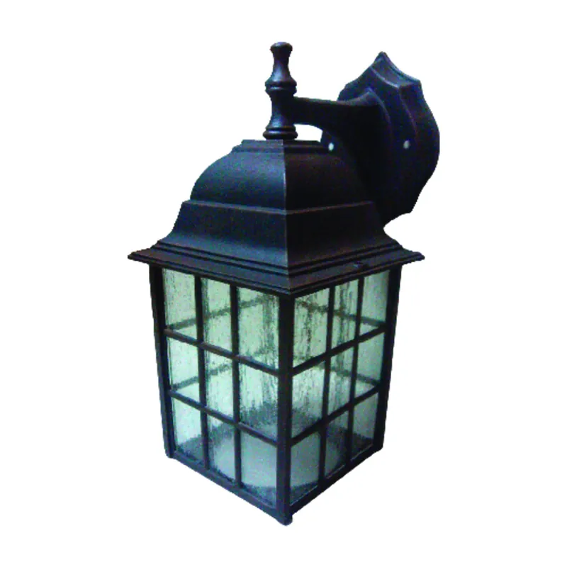LED Wall Lantern, Outdoor, Weathered Patina, 9-Watt