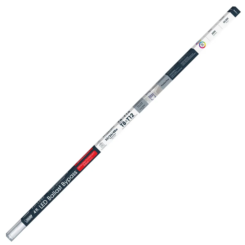 T12/T8 Fluorescent Retrofit LED Lamp, 4-Ft., 19-Watts