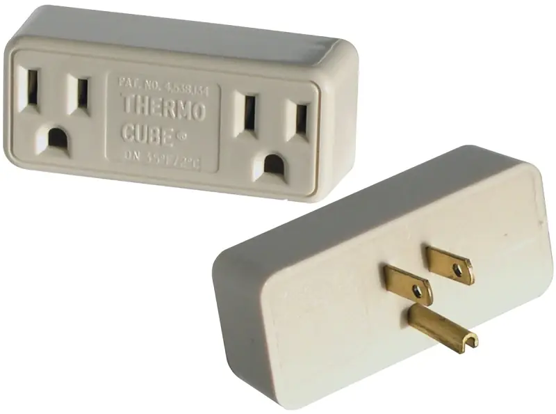 Thermocube Polarized 2 Outlets Thermostatically Controlled Outlet 1 Pk