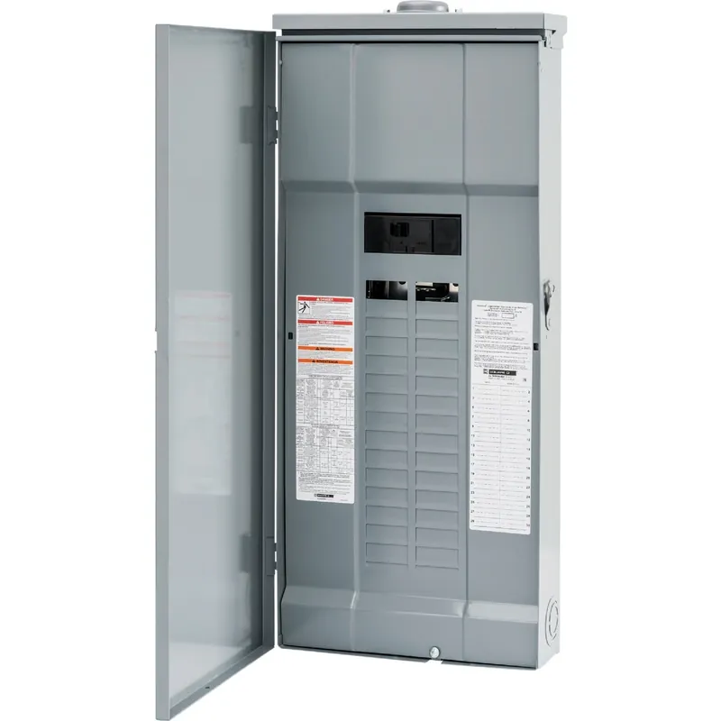 Homeline 200a 30-space 60-circuit Raintight Main Breaker Load Center