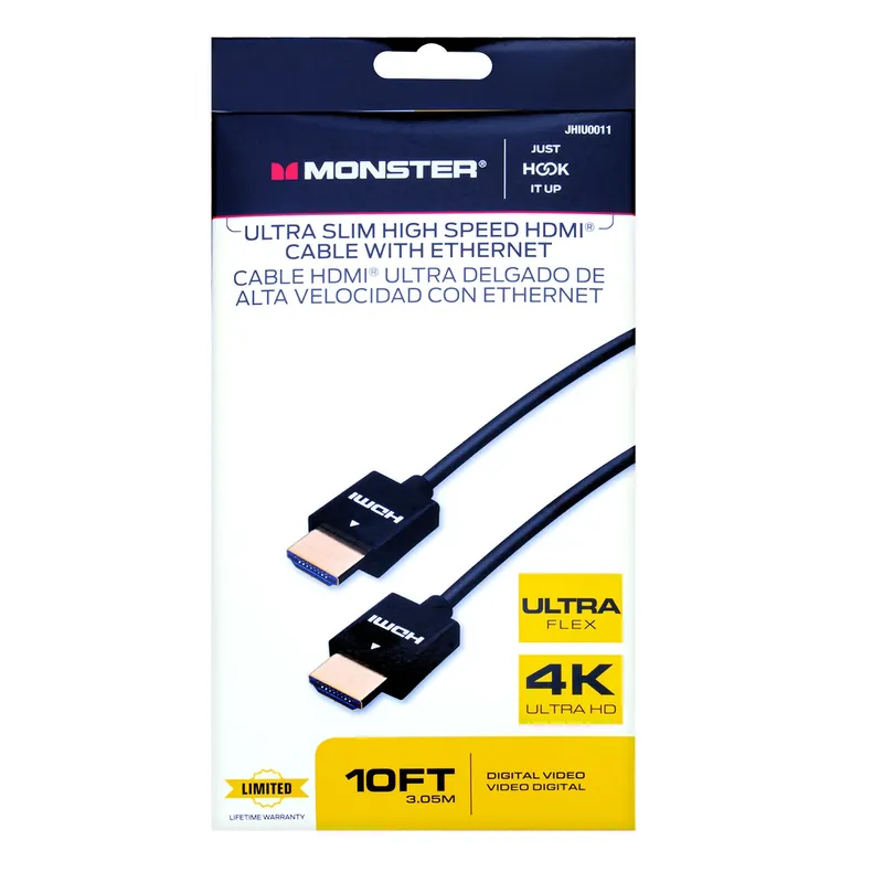 Just Hook It Up 10 Ft. High Speed Hdmi Cable With Ethernet - Model Jhiu0011
