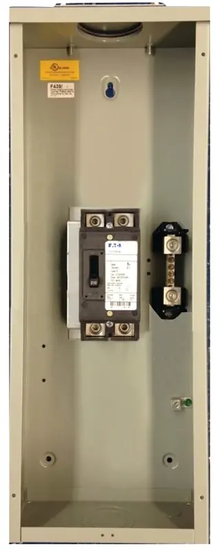 Ecc 200a 2-space Outdoor Raintight Enclosure With Nema 3r Rating