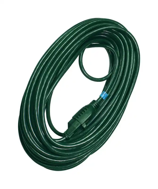 80 Ft. Green Extension Cord 16/3 For Indoor And Outdoor Use