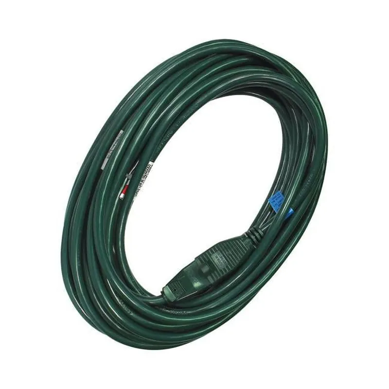 40 Ft. Green Extension Cord 16/3 For Indoor And Outdoor Use