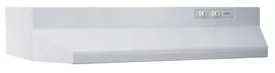 41000 Series 24 In. Non-ducted White Range Hood With Light