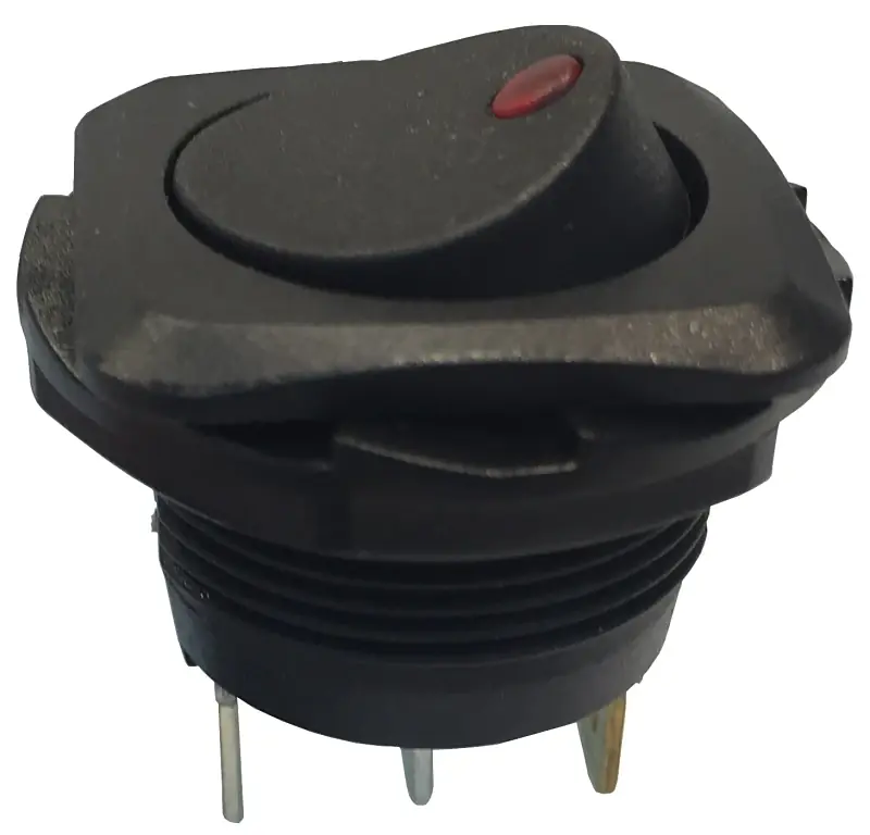 Gardner Bender 16 Amps Rocker Switch Black 1 Pk