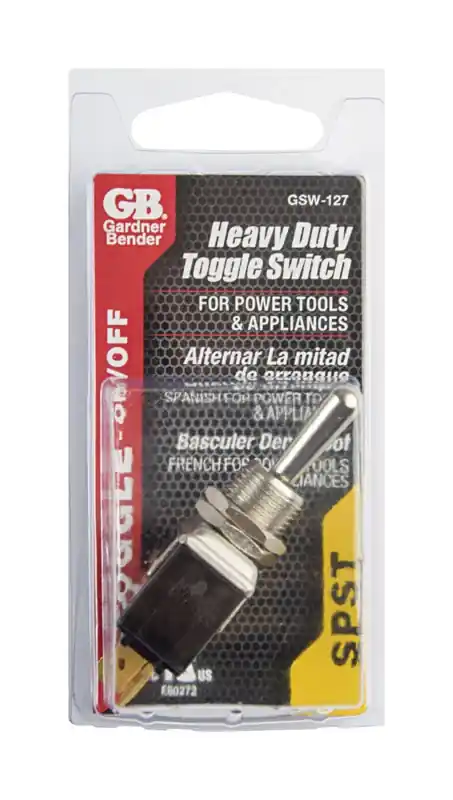 Gardner Bender Toggle Toggle Tab Switch Silver 1 Pk