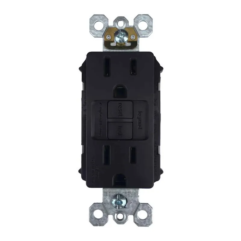 Pass & Seymour 15 Amps 125 Volt Brown GFCI Outlet 5-15R 1 Pk