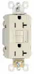 Pass & Seymour GFCI Outlet, Heavy Duty, 20A, Light Almond