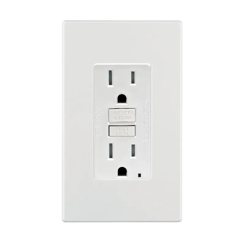 Leviton 15 Amps 125 V White Outlet/Wallplate 5-15R 1 Pk