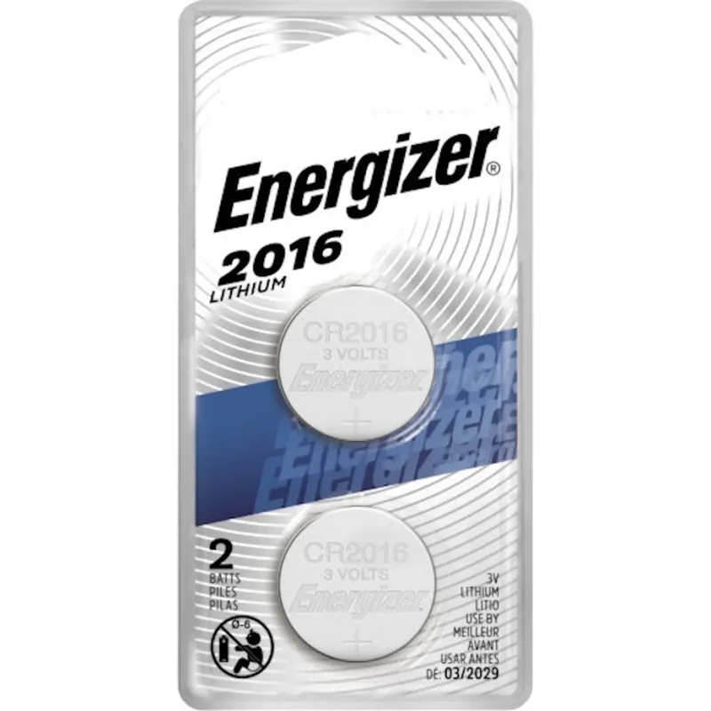 Energizer Lithium 2016 3 V Electronic/Watch Battery 2016BP-2N 2 Pk