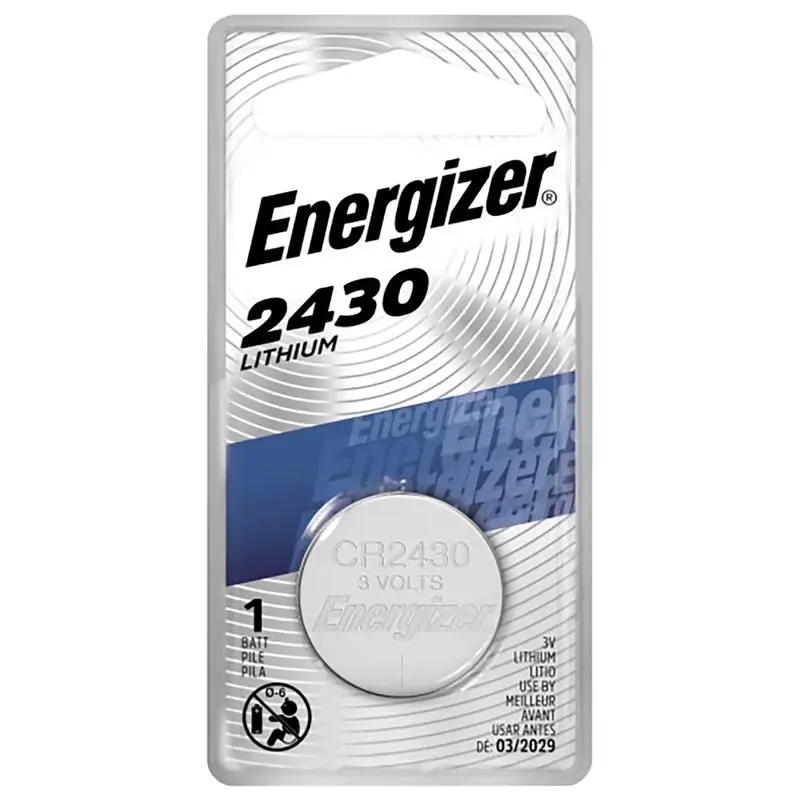 Energizer Lithium Coin 2430 3 V 0.29 MAh Keyless Entry Battery 1 Pk