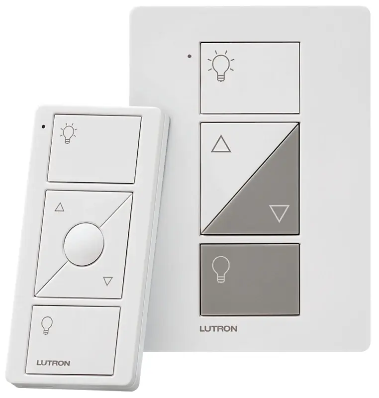 Lutron Caseta White 100 W Plug-In Smart-Enabled Dimmer Switch W/Remote Control 1 Pk