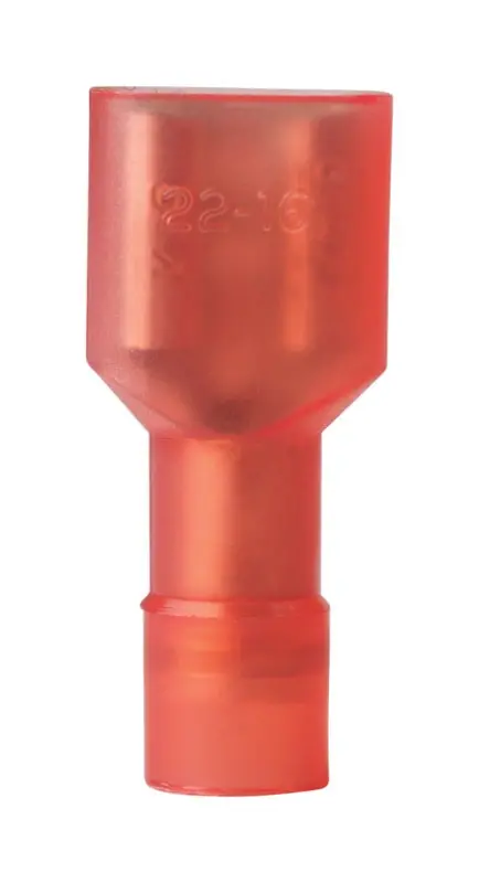 Gardner Bender 22-16 Ga. Insulated Female Disconnect Red 15 Pk