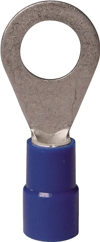 Gardner Bender 16-14 Ga. Insulated Wire Ring Terminal Blue 100 Pk
