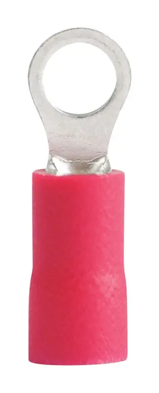 Gardner Bender 22-16 AWG Insulated Wire Ring Terminal Red 22 Pk