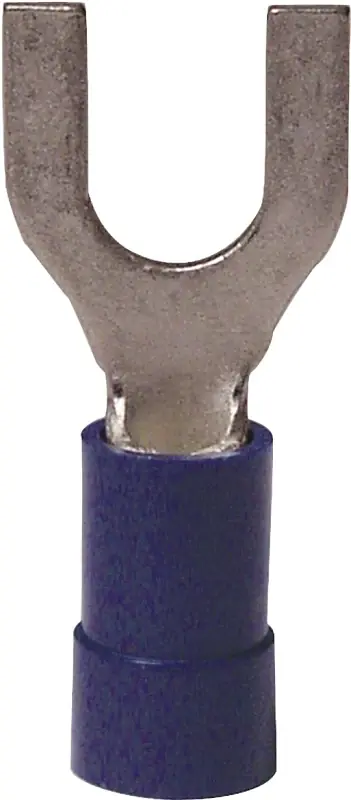 Gardner Bender 16-14 Ga. Insulated Wire Spade Terminal Blue 100 Pk