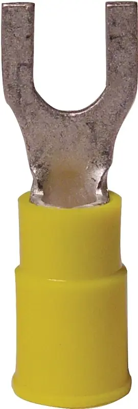 Gardner Bender 12-10 Ga. Insulated Wire Spade Terminal Yellow 50 Pk
