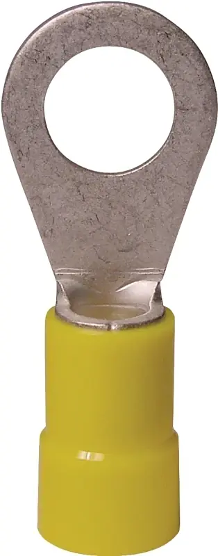 Gardner Bender 12-10 Ga. Insulated Wire Ring Terminal Yellow 50 Pk