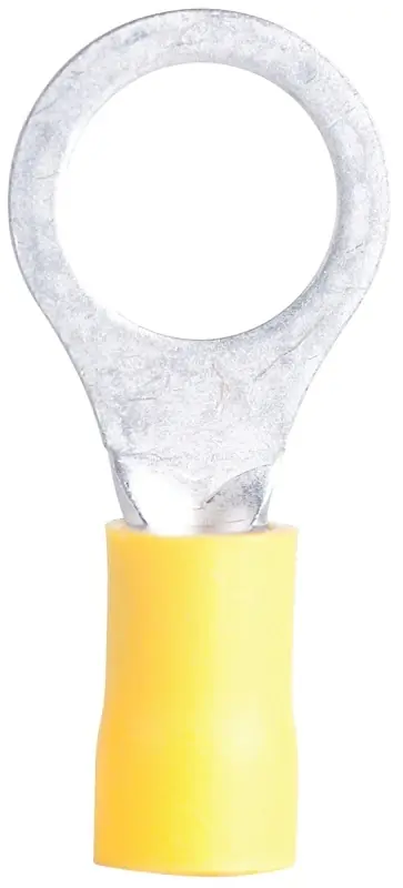 Gardner Bender 12-10 Ga. Insulated Wire Ring Terminal Yellow 7 Pk
