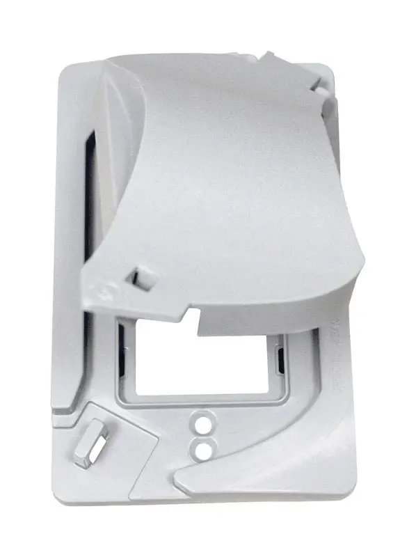 Rectangle Plastic 1 Gang Universal Cover For Wet Locations