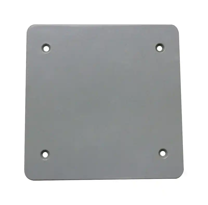 Square Plastic 2 Gang Flat Box Cover For Wet Locations - Model 14160