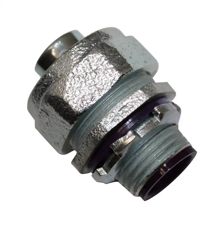 Sigma Engineered Solutions ProConnex 1/2 In. D Zinc-Plated Iron Straight Connector For Liquid Tight
