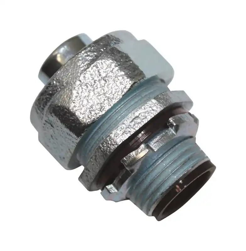 Sigma Engineered Solutions ProConnex 1 In. D Zinc-Plated Iron Straight Connector For Liquid Tight 1