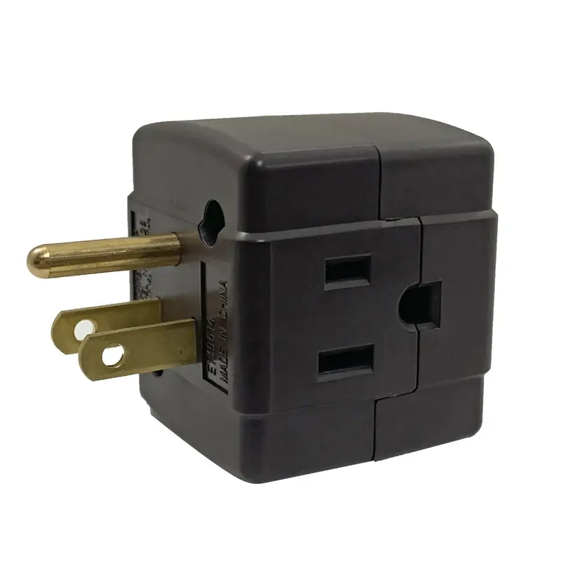 Projex Grounded 3 Outlets Adapter 1 Pk
