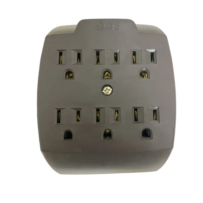 Projex Grounded 6 Outlets Adapter 1 Pk