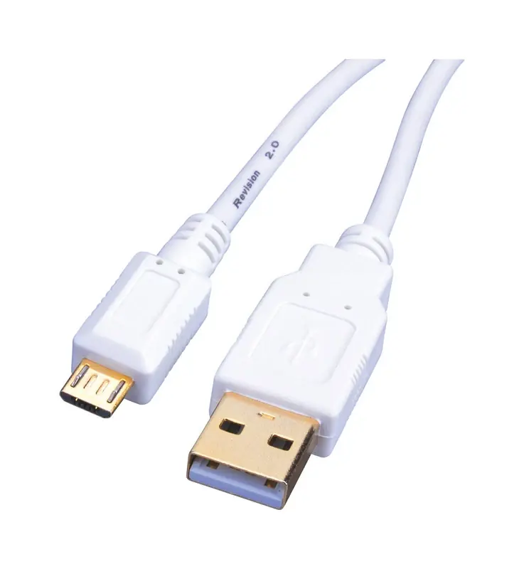 Just Hook It Up 6 Ft. Usb 2.0 Micro Cable - White