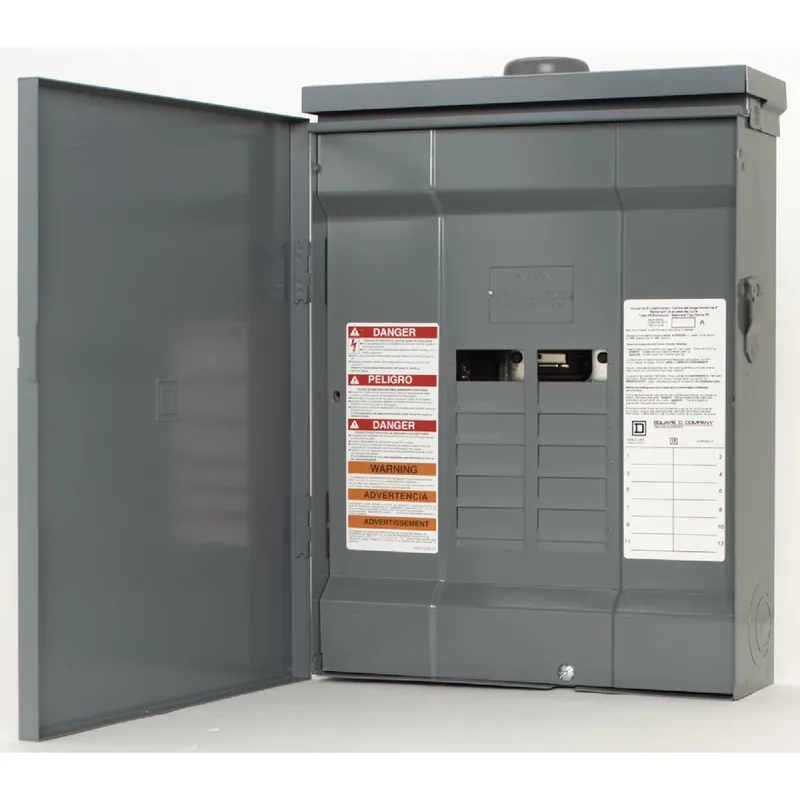 Homeline 125a 12-space 24-circuit Raintight Main Lug Load Center