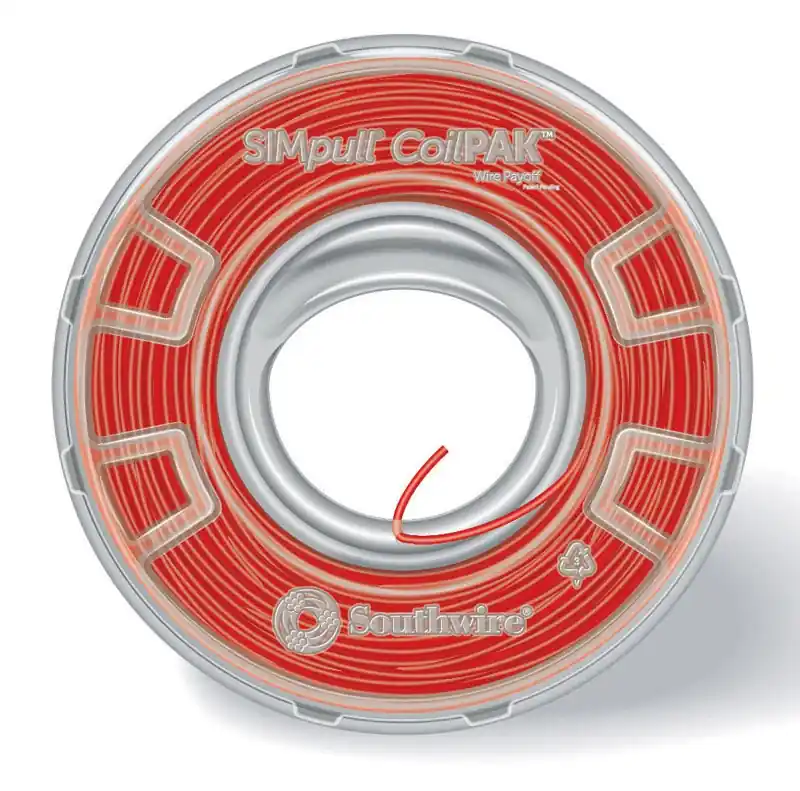 Simpull Coilpak 1000 Ft. 12 Stranded Thhn Wire - Red