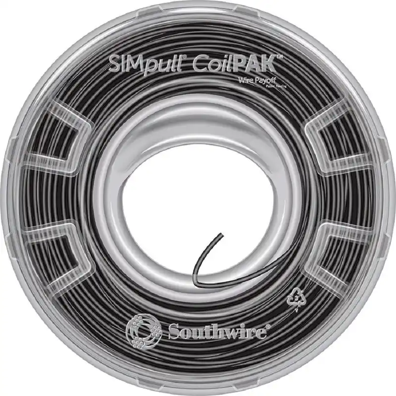 Simpull Coilpak 1000 Ft. 12 Awg Stranded Thhn Wire - Black