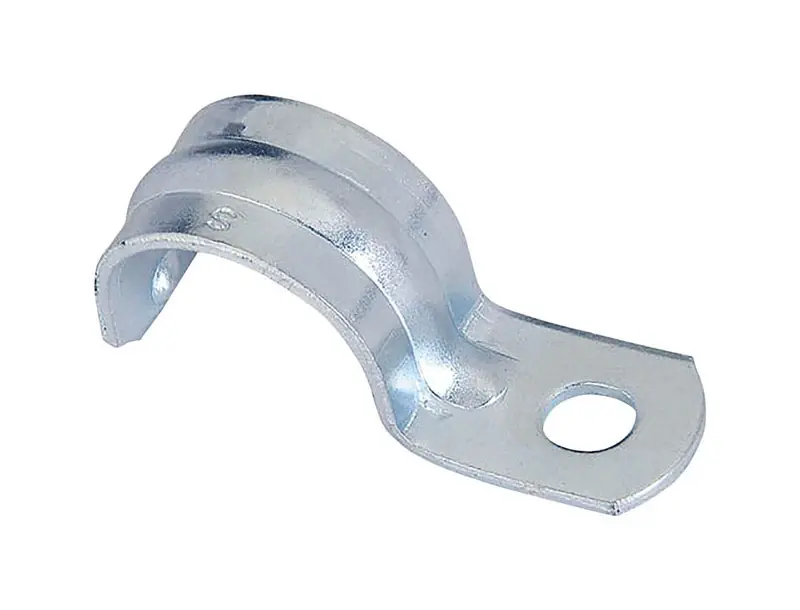 Sigma Engineered Solutions ProConnex 1/2 In. D Zinc-Plated Steel 1 Hole Strap 100 Pk