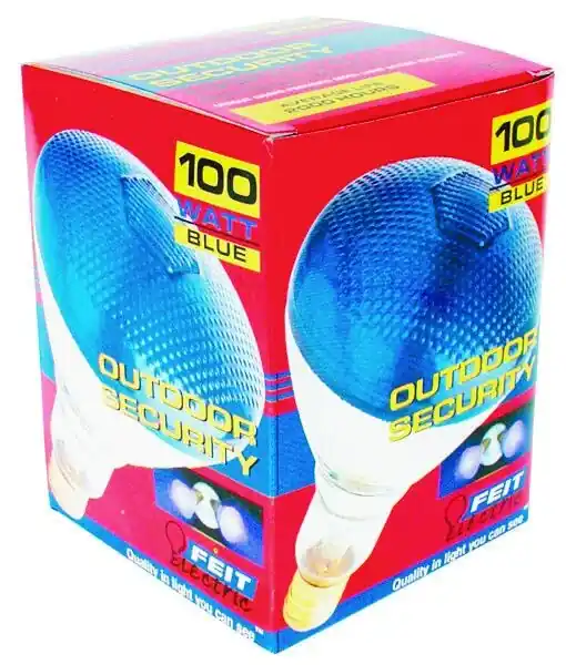 Par38 100 Watt Blue Reflector Flood Light Bulb 120 Volt