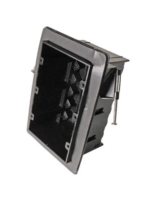 Ez Box 54 Cu In Rectangle Pvc 3 Gang Vapor Proof Junction Box Gray