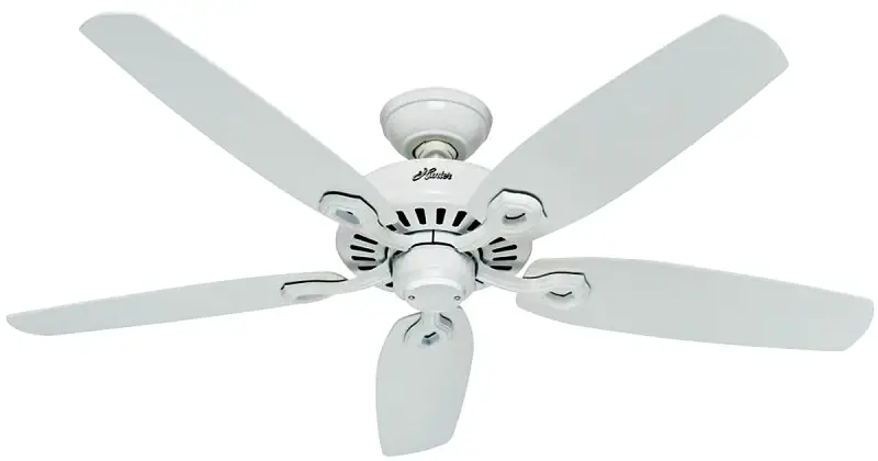 Elite 52 In. Snow White Indoor Ceiling Fan With Whisperwind Motor