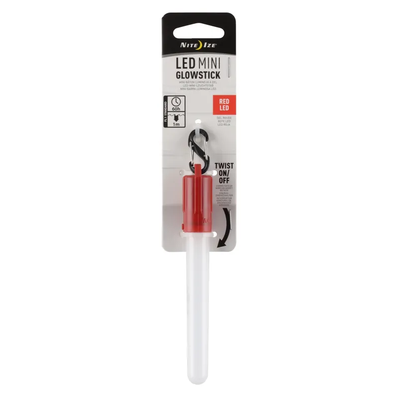 LED Mini Glowstick, Red