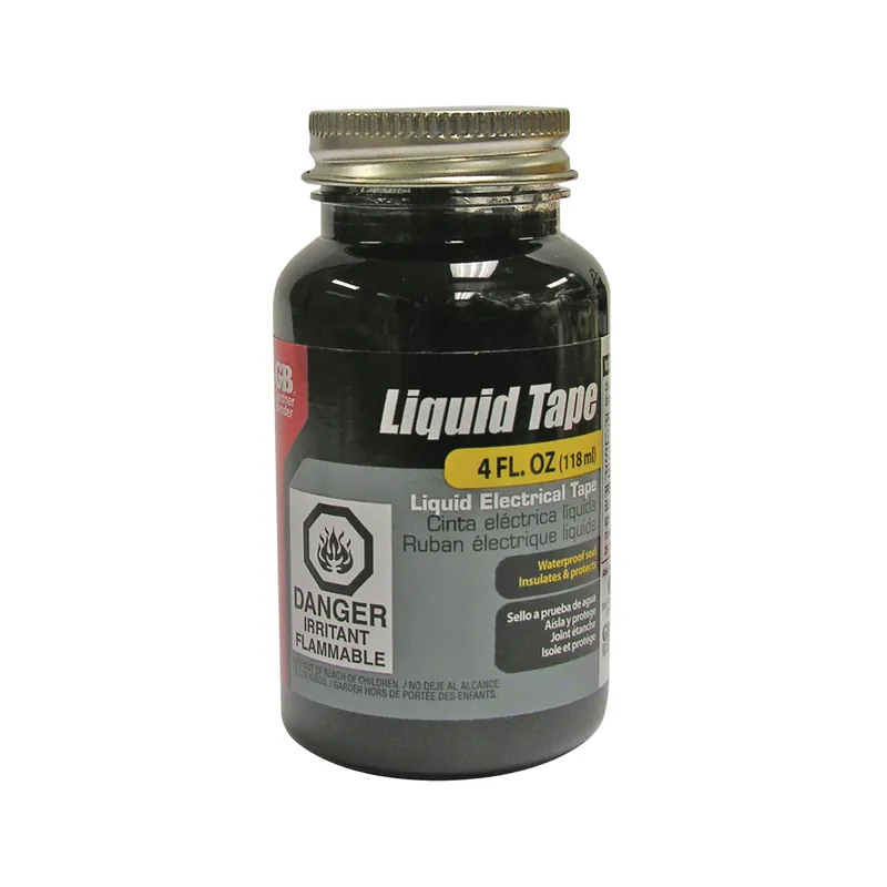 Gardner Bender Liquid Tape 2.0 In. W Black Rubber Liquid Electrical Tape 4 Oz