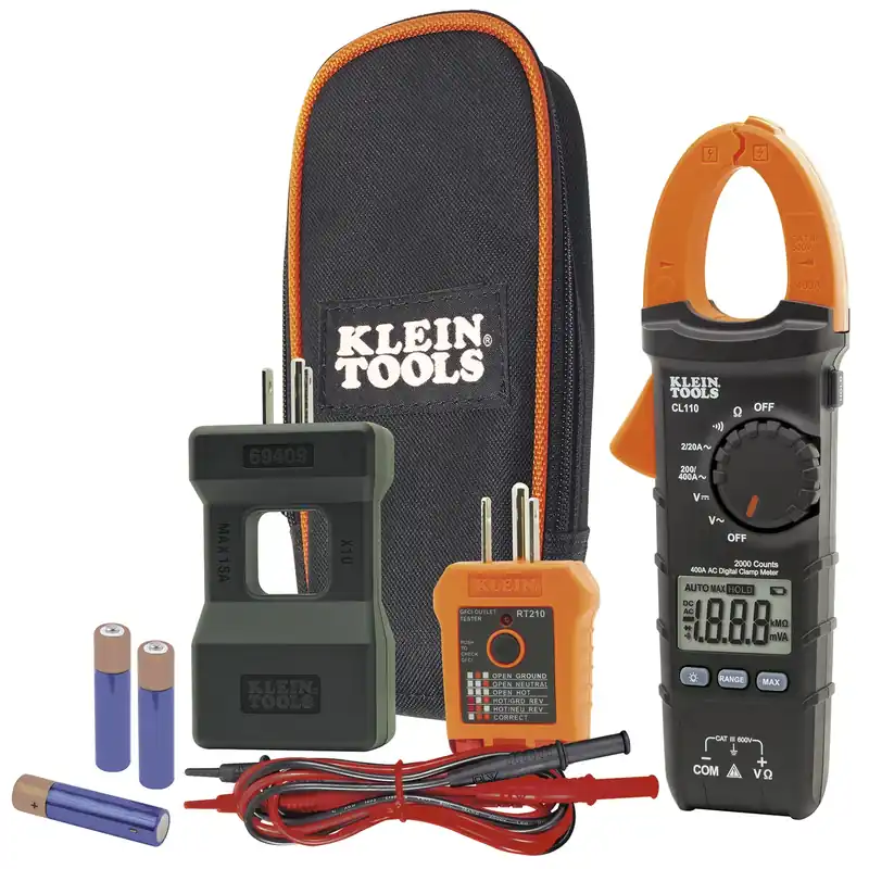 Klein Tools LCD Clamp Meter Test Kit