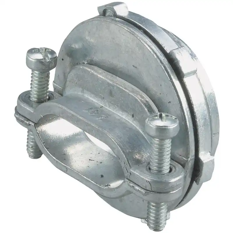 1-1/2-inch Die Cast Zinc Clamp Type Connector For Electrical Boxes