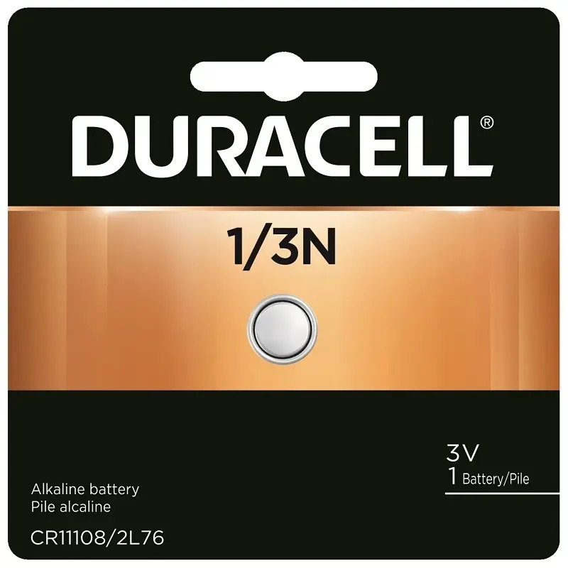 Duracell Lithium 1/3N 3 V 160 MAh Camera Battery 1 Pk