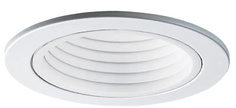 Plastic Step Baffle, White, 4 In.
