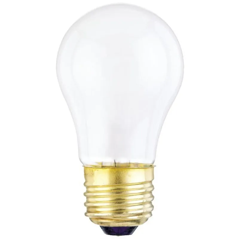 Westinghouse 15 W A15 Appliance Incandescent Bulb E26 (Medium) White 2 Pk