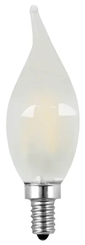 Led Bent Tip Frosted Bulb 2700k 2 Pack