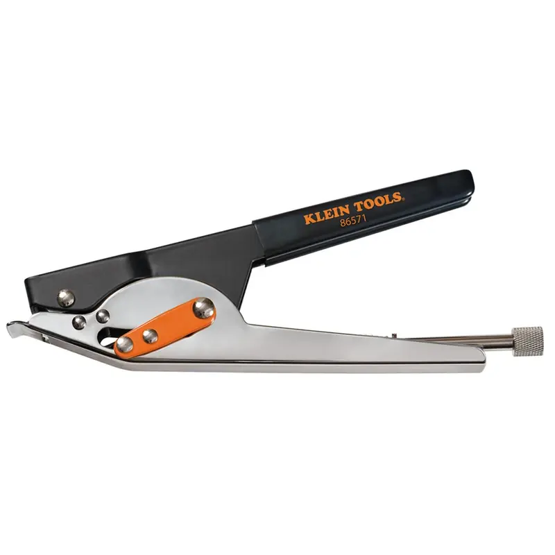 Klein Tools 8.5 In. L Black/Orange Tie Tensioning Tool 1 Pk
