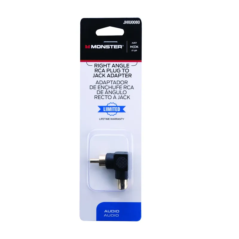 Monster Just Hook It Up Audio Visual Adapter 1 Pk