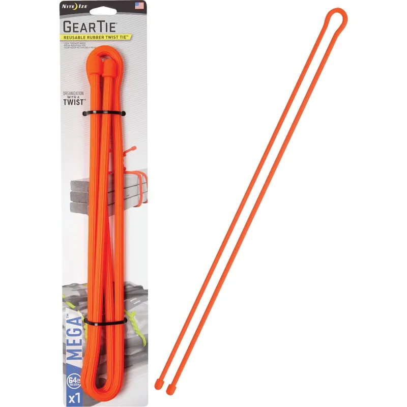 Nite Ize Gear Tie 64 In. L Orange Twist Ties 1 Pk