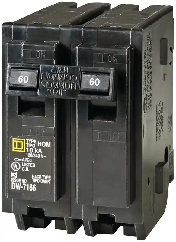 Homeline 60-Amp Double-Pole Circuit Breaker